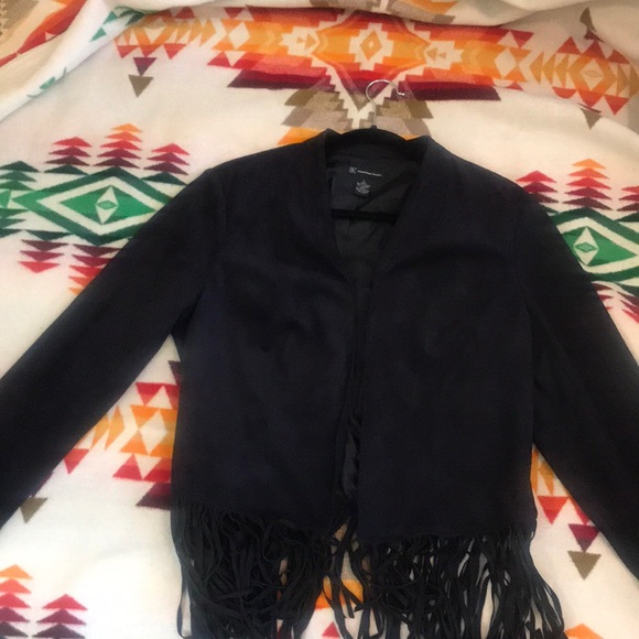 Black Fringe blazer - Picture 3 of 3